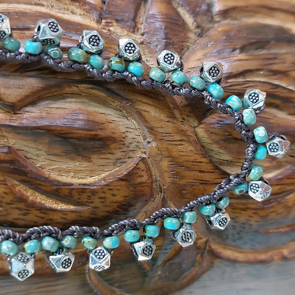 Bohemian Necklace, Turquoise Handcrafted by Rust Belt R…